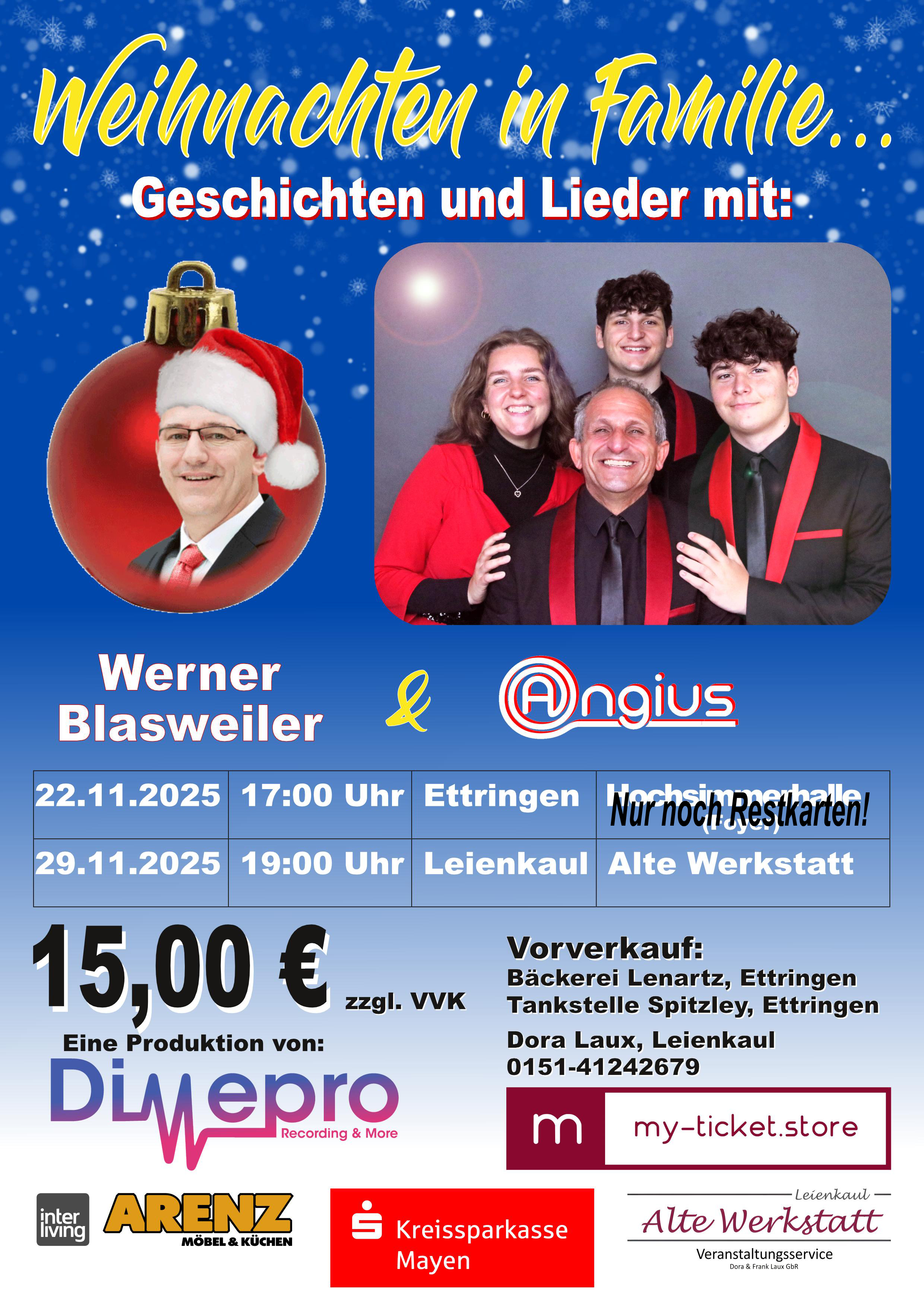 Weihnachts Matinee Seite001 Restkarten